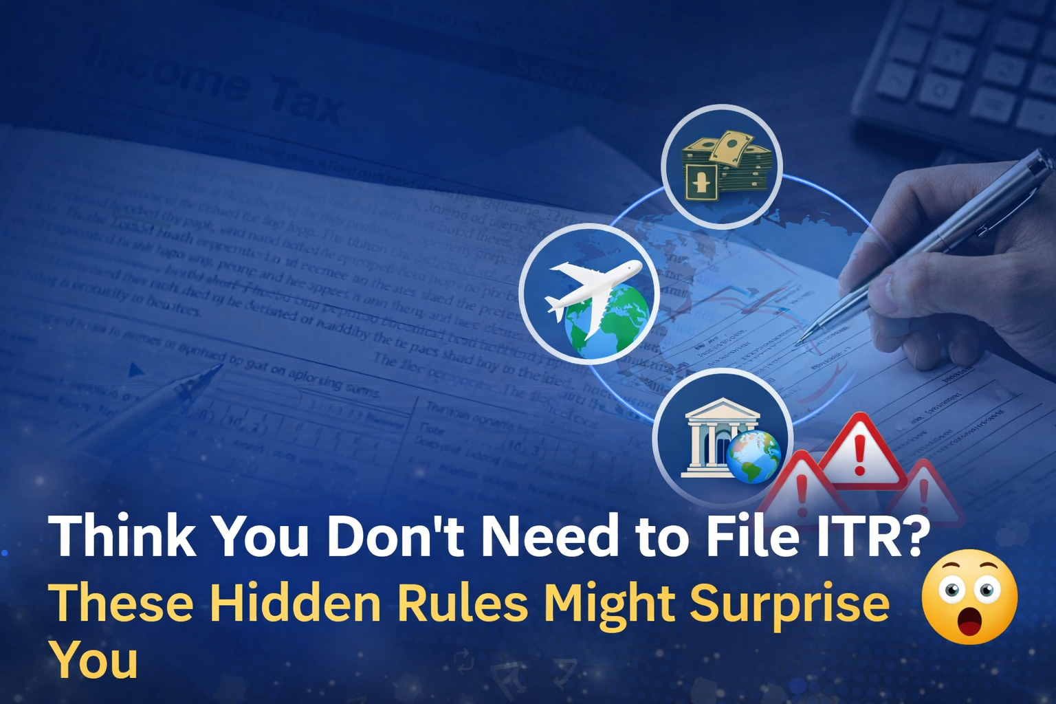 Think You Don't Need to File ITR? These Hidden Rules Might Surprise You