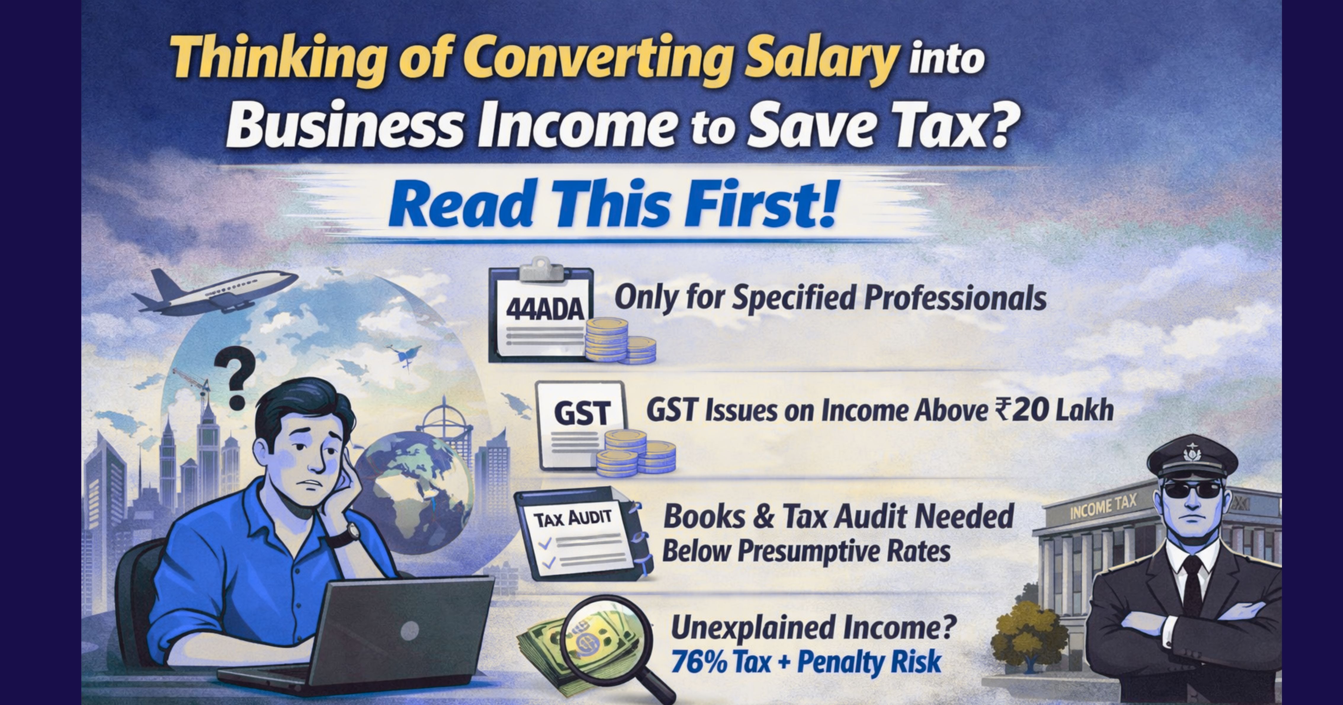 Thinking of Converting Salary into Business Income to Save Tax? Read This First