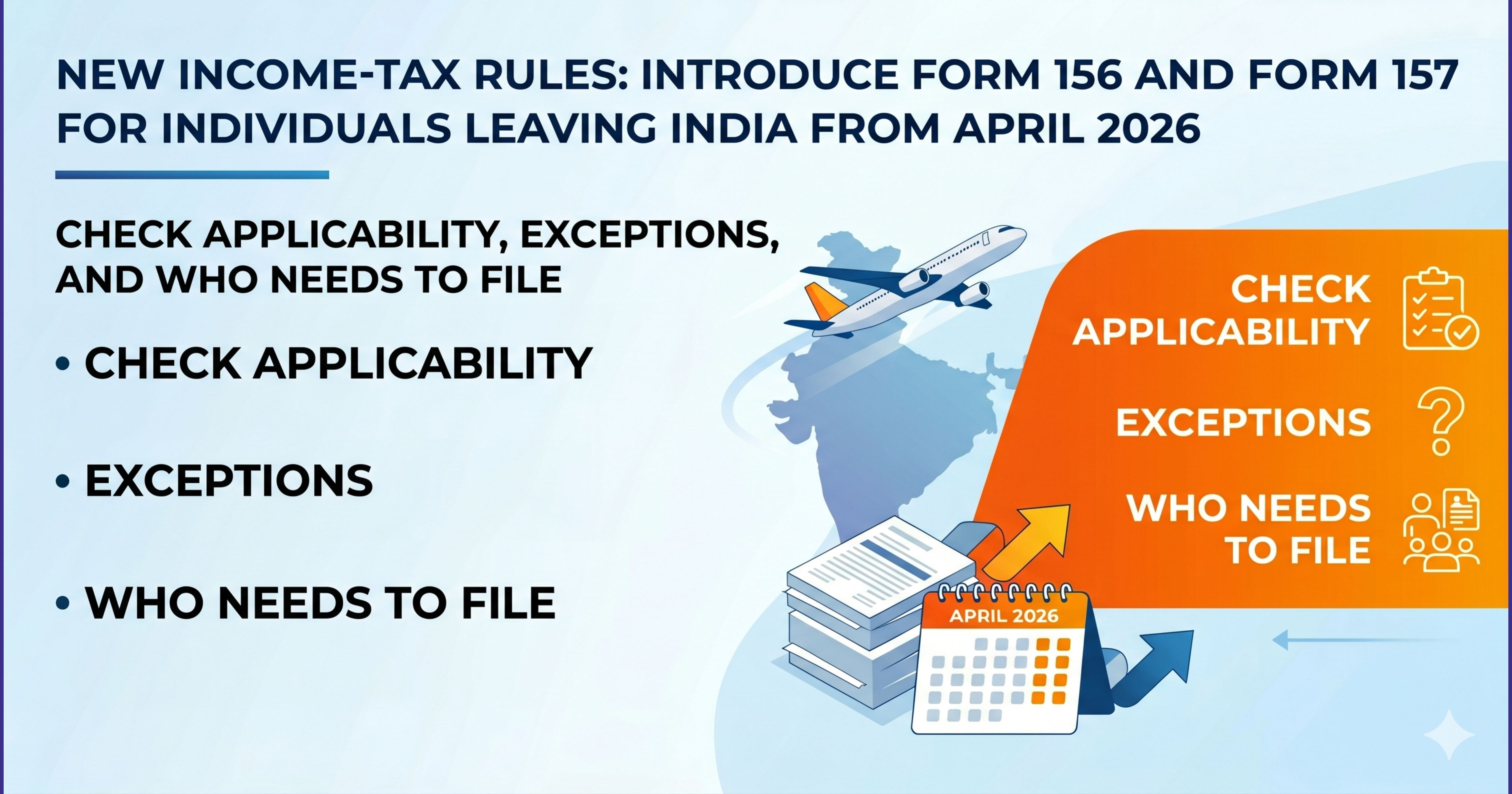 Leaving India Soon? You May Need to Inform the Tax Department