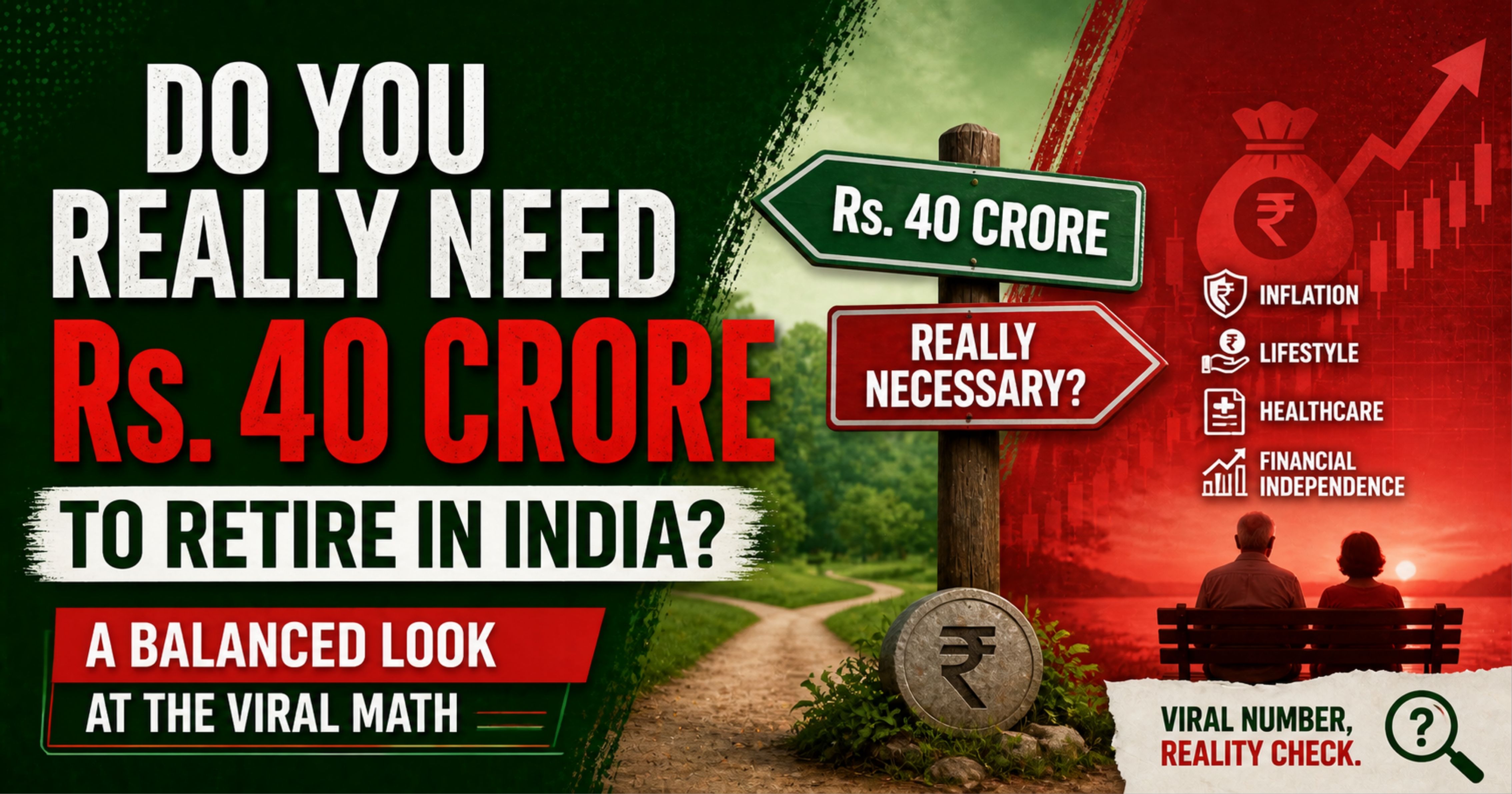 Do You Really Need Rs. 40 Crore to Retire in India? A Balanced Look at the Viral Math