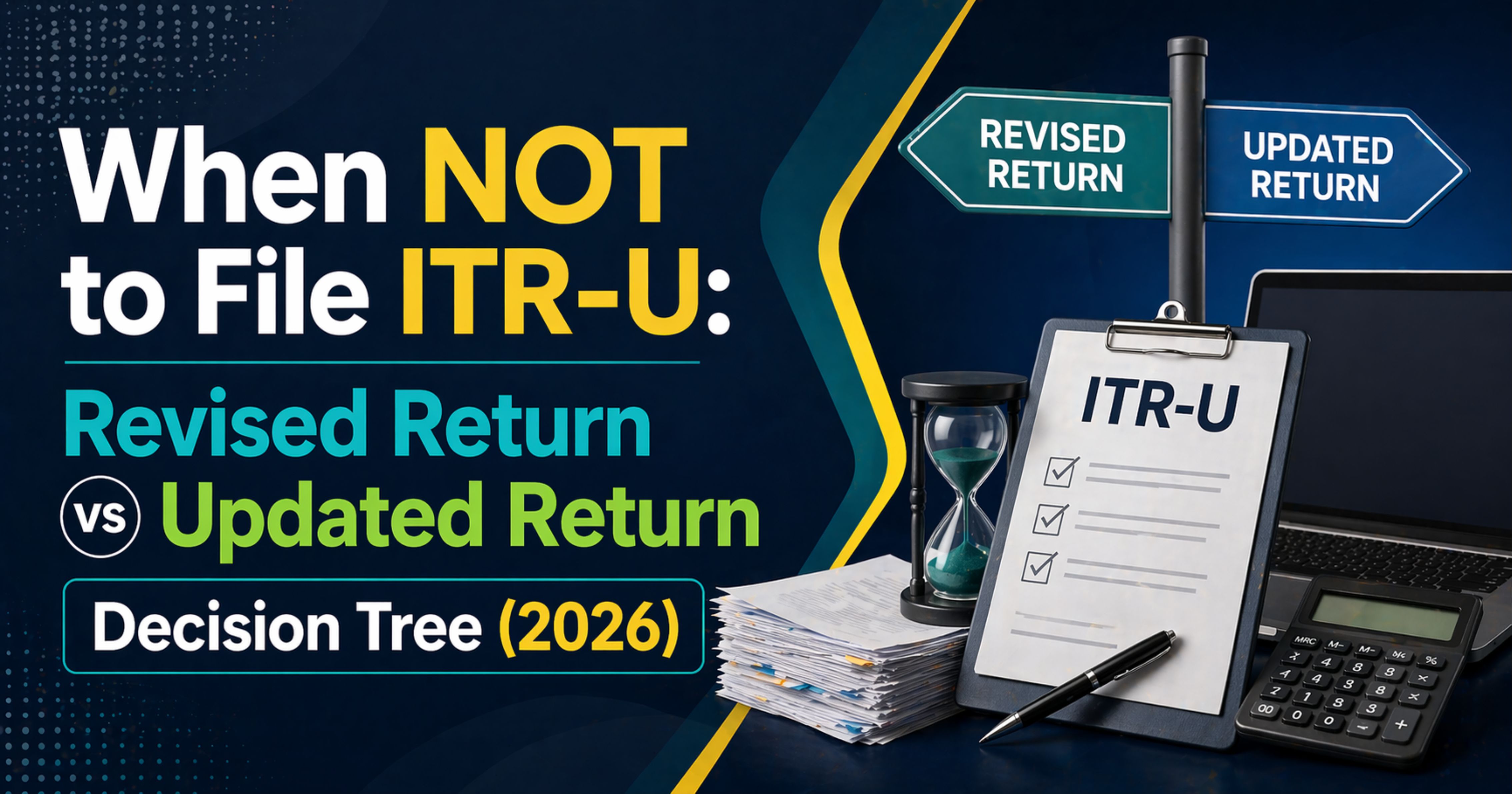 When NOT to File ITR-U: Revised Return vs Updated Return Decision Tree (2026)