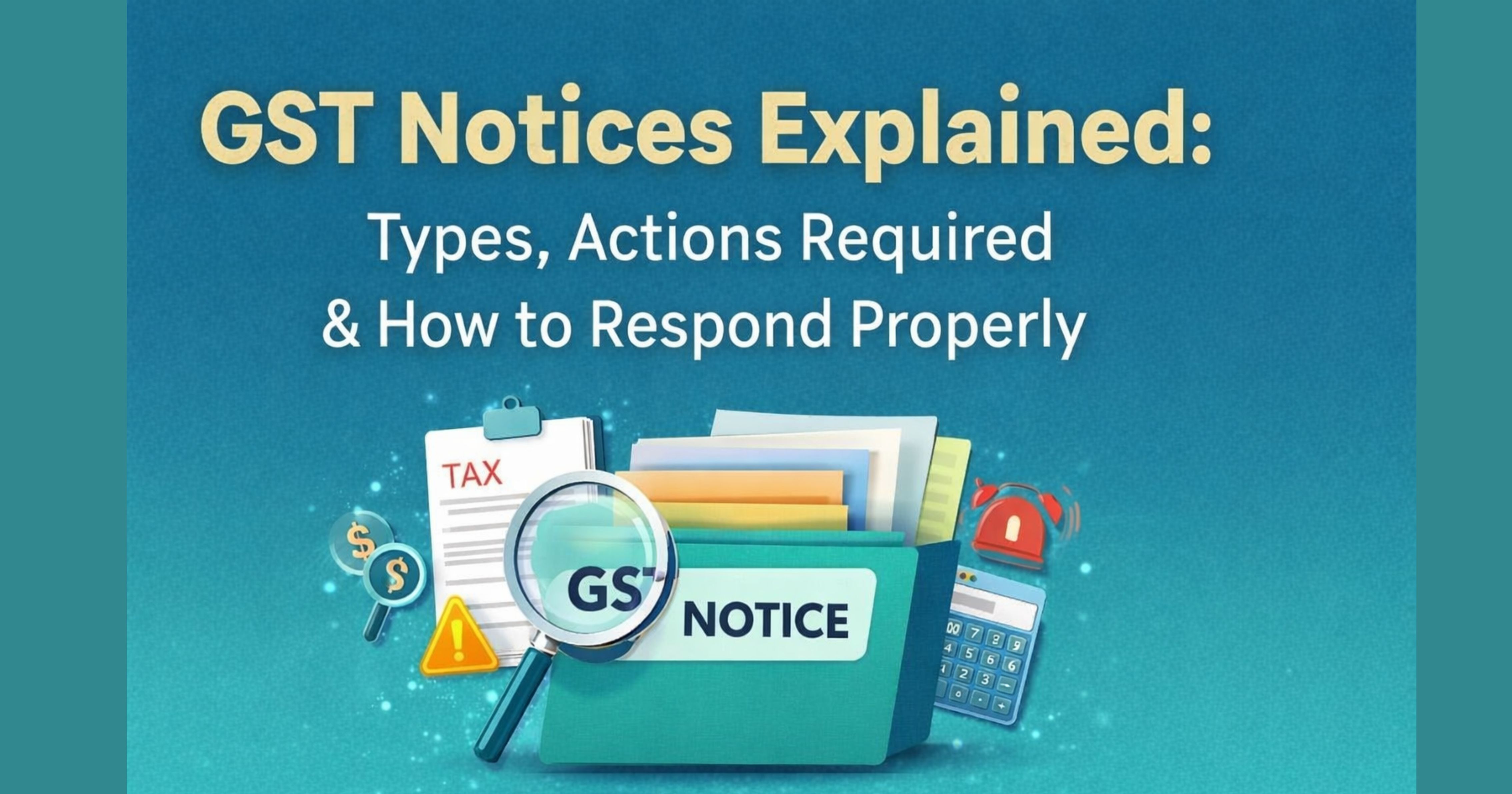 GST Notices Explained Simply: What Every Taxpayer Must Know